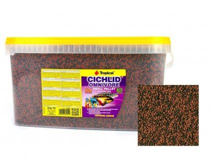 tropical cichlid omnivore small pellet